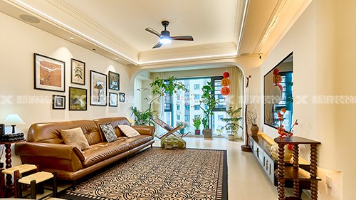 19w搞定125㎡中古風裝修 設(shè)計師太會啦！|長沙全屋整裝