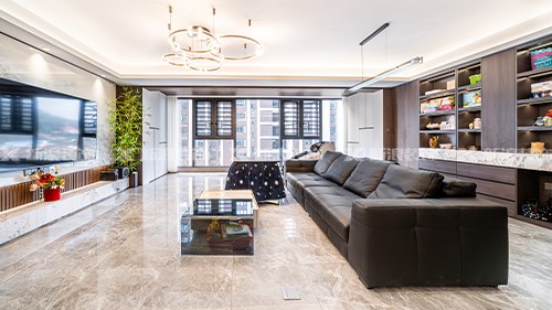 181m²意式輕奢大平層，主臥隔斷設(shè)計絕了|長沙全屋整裝