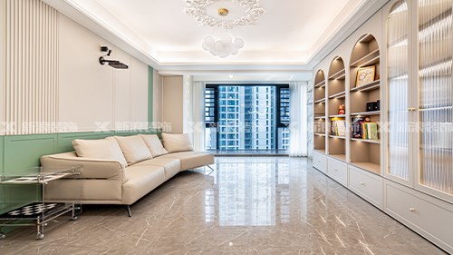 143m²精裝全屋定制，法式奶油溫馨實(shí)用|長(zhǎng)沙全屋整裝