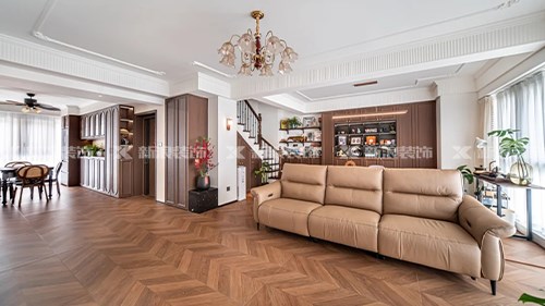 漢唐翰林府145m²復式，法式中古超會裝|長沙全屋整裝